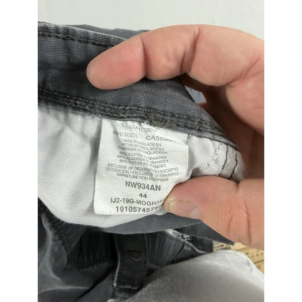 Wrangler grey cotton cargo shorts, men's 44